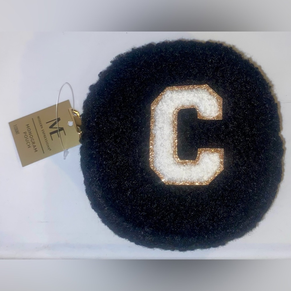 Modern expressions little black bag with c on it!